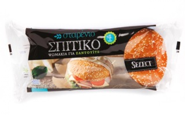 SPITIKO BREAD ROLL FOR SANDWICH 4pcs